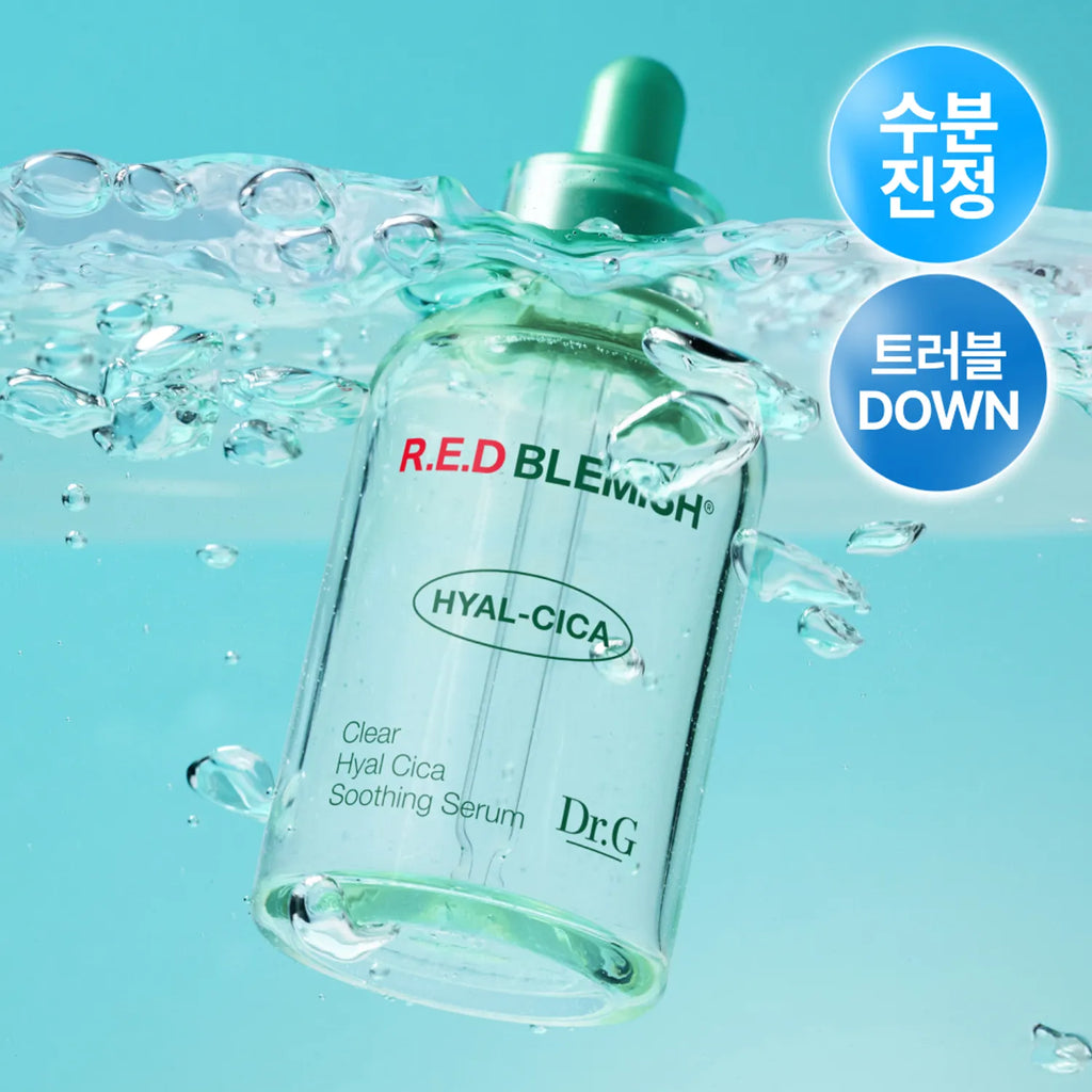 [Zzonnyami EDITION] Dr.G Red Blemish Clear Hyal Cica Soothing Serum 50ml Refill Set (+Refill 50ml+Headband)