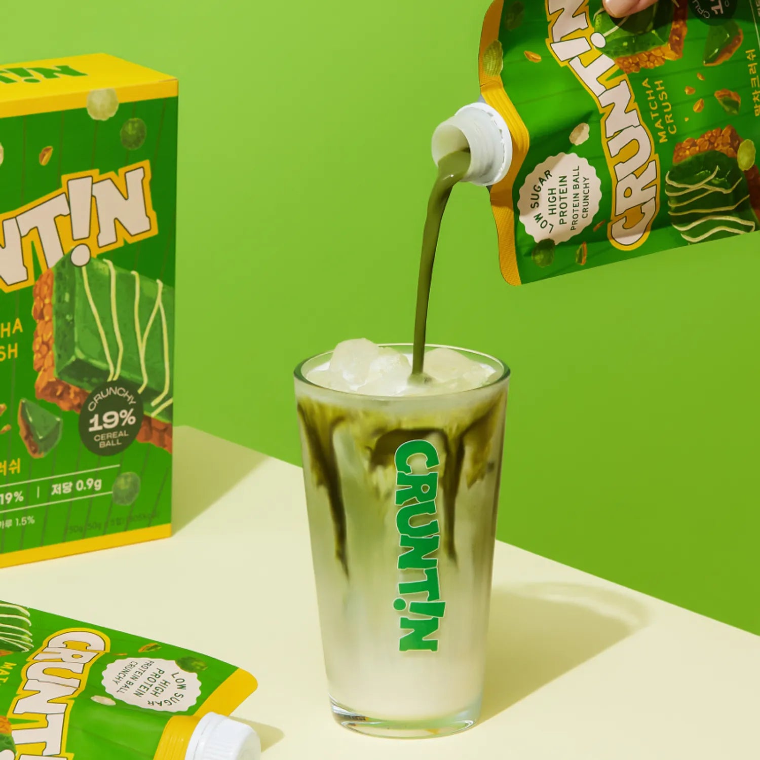 CRUNTIN Protein Shake Matcha Crush 50g