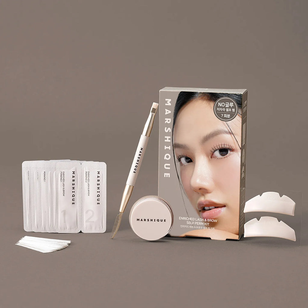 MARSHIQUE Enriched Lash & Brow Self Perm Kit 7 Servings