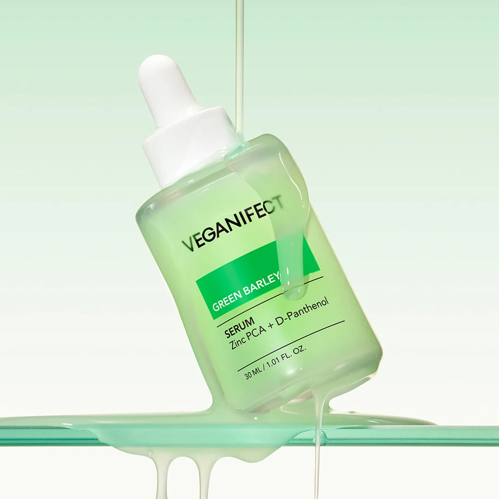 veganifect. Green Barley Zinc Serum 30ml