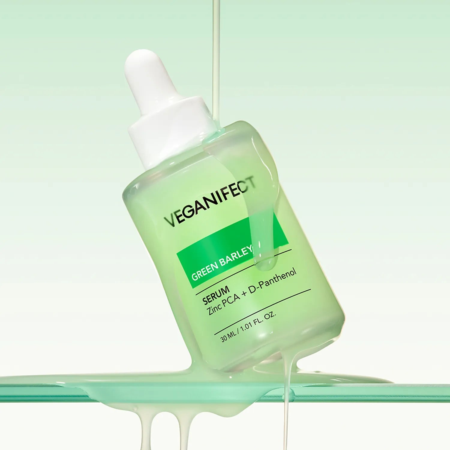veganifect. Green Barley Zinc Serum 30ml
