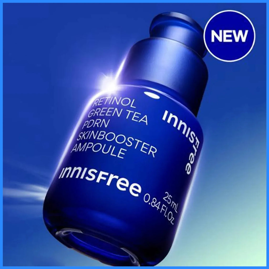 INNISFREE Retinol Green Tea PDRN Skin Booster Ampoule 25ml