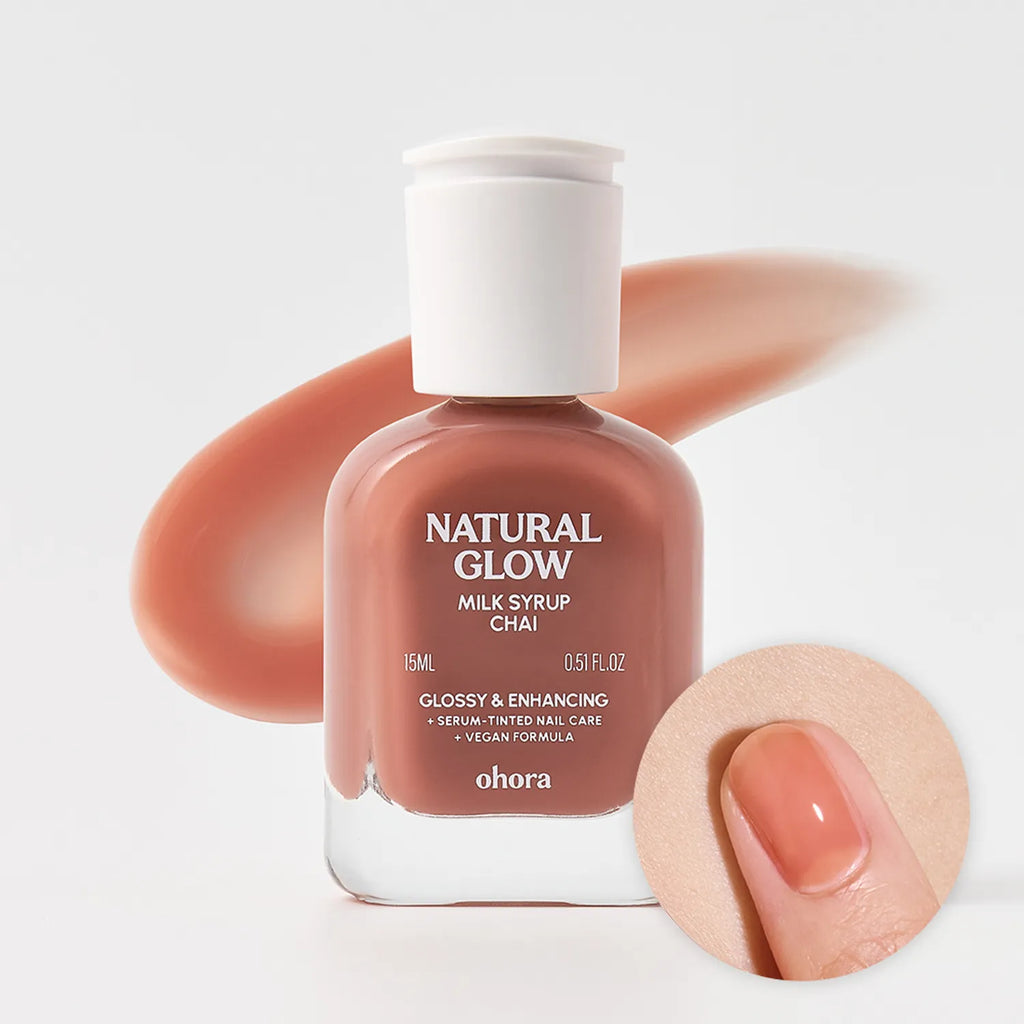 ohora Natural Glow Milk Syrup Nail Strengthener 15ml (10 Colors)