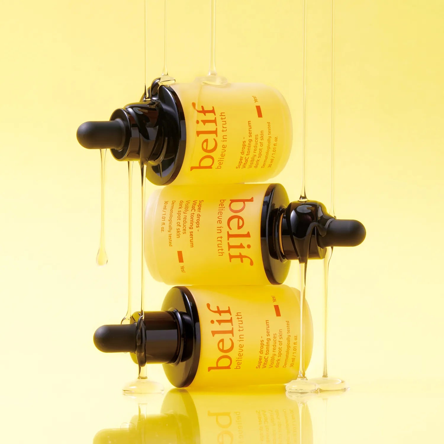 [Banana Kick EDITION] belif Super Drops Vita-C Toning Serum 50ml Set (+Mask 25ml+Stress Ball)