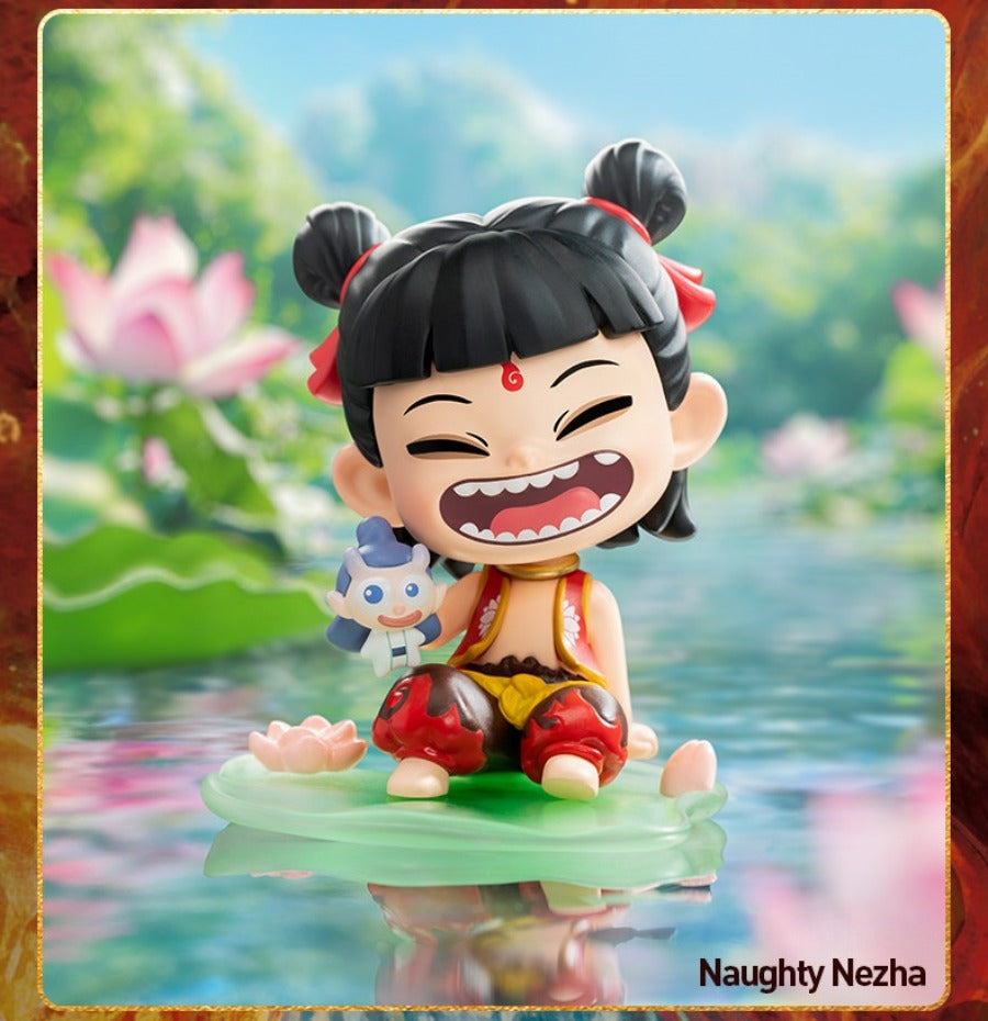 POPMART's "Nezha: The Demon Child Conquers the Dragon King" Innate Bond Series Figurine Blind Box