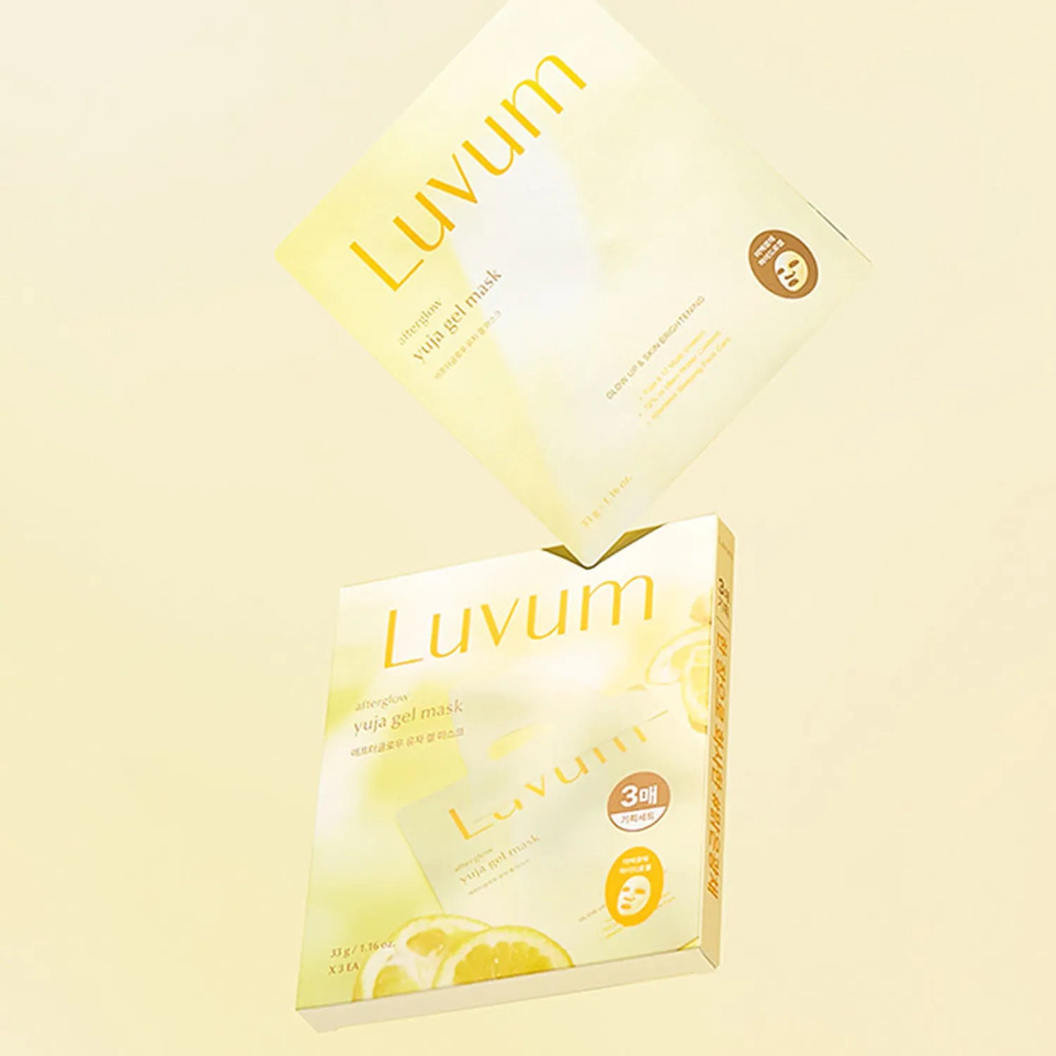 luvum Afterglow Yuja Gel Mask Sheet 3ea