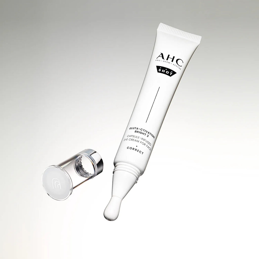 AHC Pro Shot GlutA-ctivation Bright 3 Capsule-Infused Eye Cream For Face 30ml Special Set (+Serum 10ml)