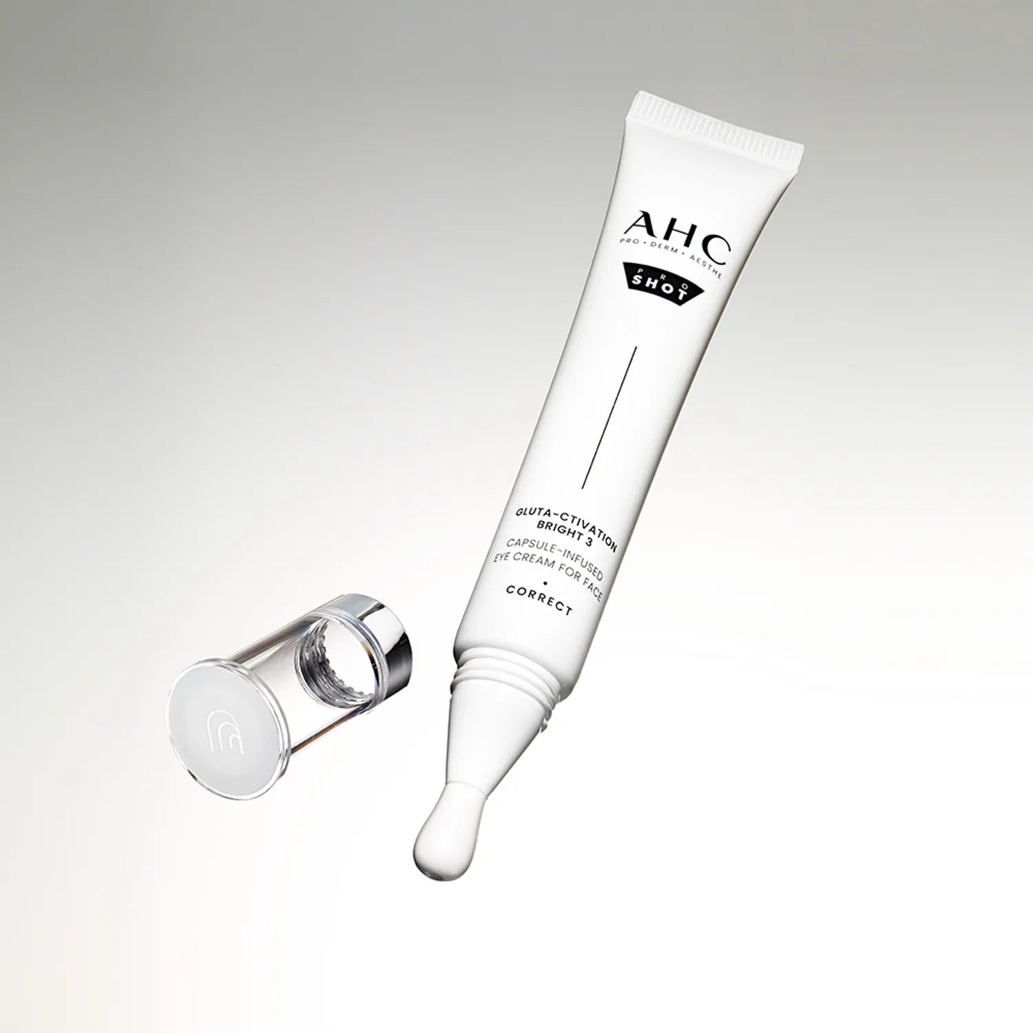 AHC Pro Shot GlutA-ctivation Bright 3 Capsule-Infused Eye Cream For Face 30ml Special Set (+Serum 10ml)