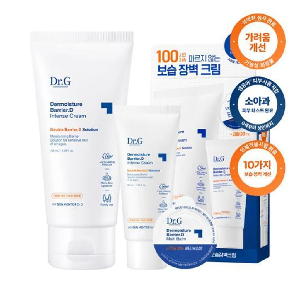 Dr.G Dermoisture Barrier D. Intense Cream 100mL Special Set (+30mL+Balm 1g)
