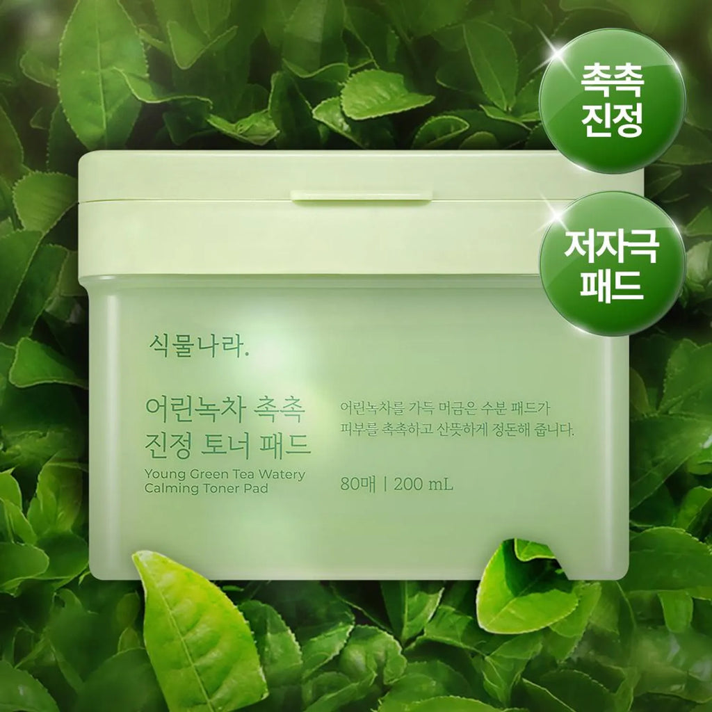 Shingmulnara Young Green Tea Watery Calming Toner Pad 80P
