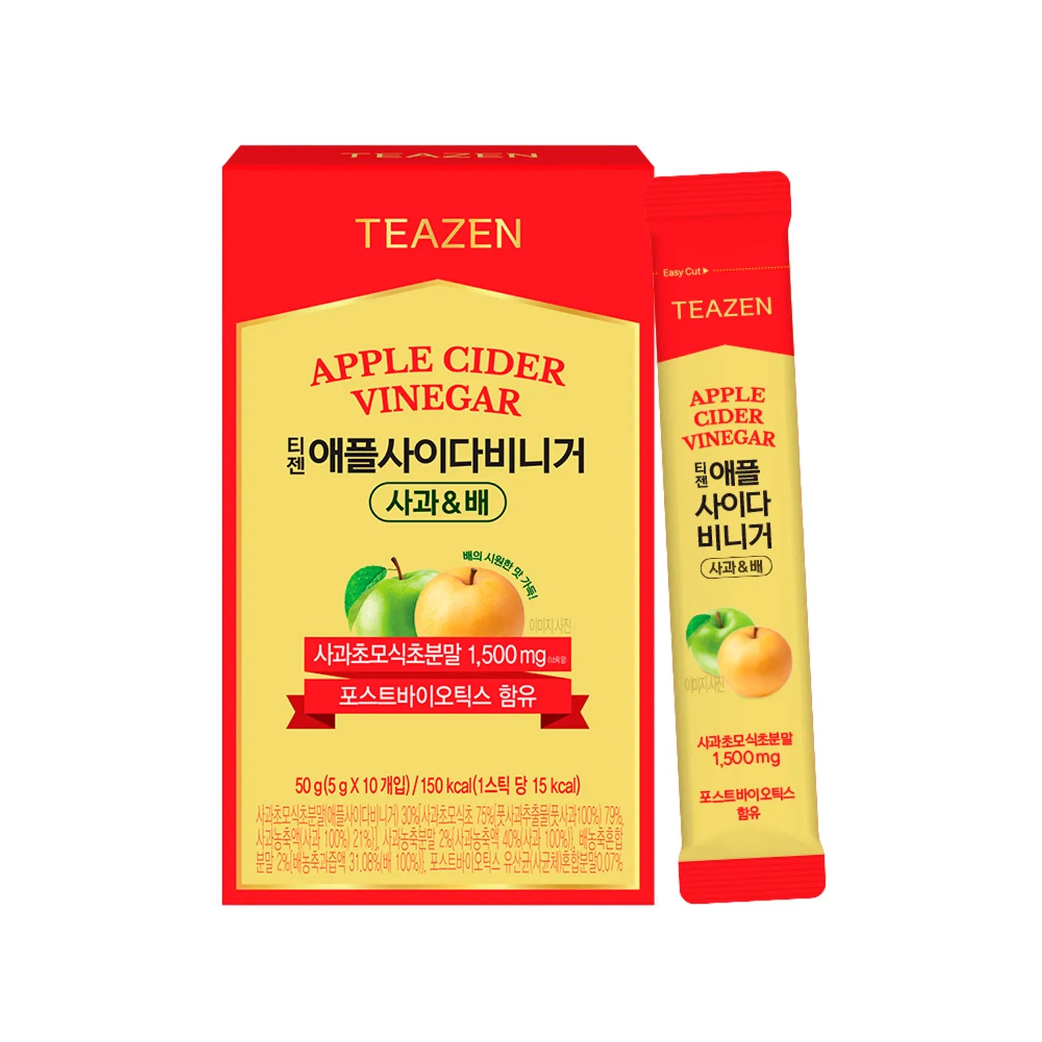 Teazen Apple Cider Vinegar #Apple & Pear 10 Sticks
