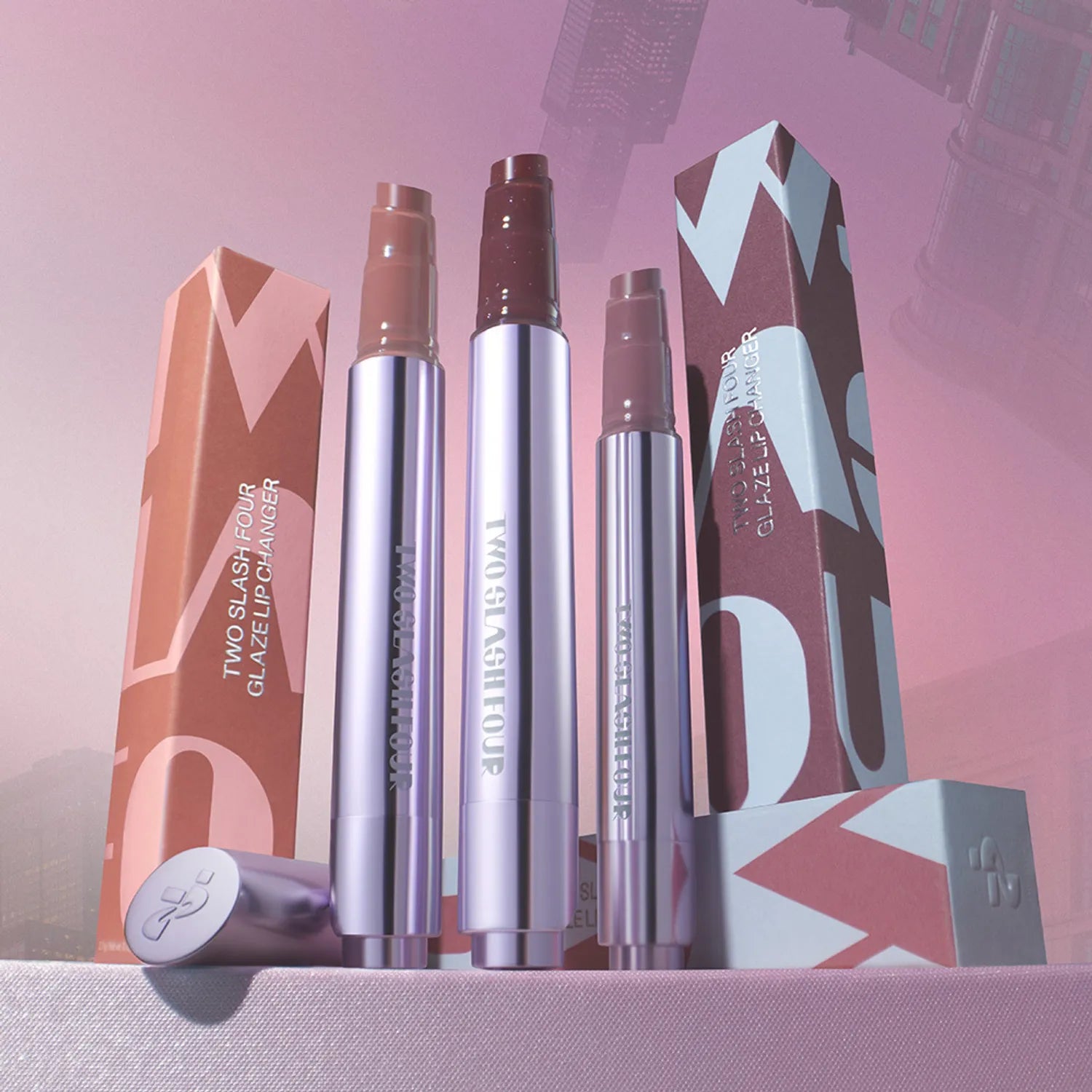 TWO SLASH FOUR Glaze Lip Changer (7 Colors)
