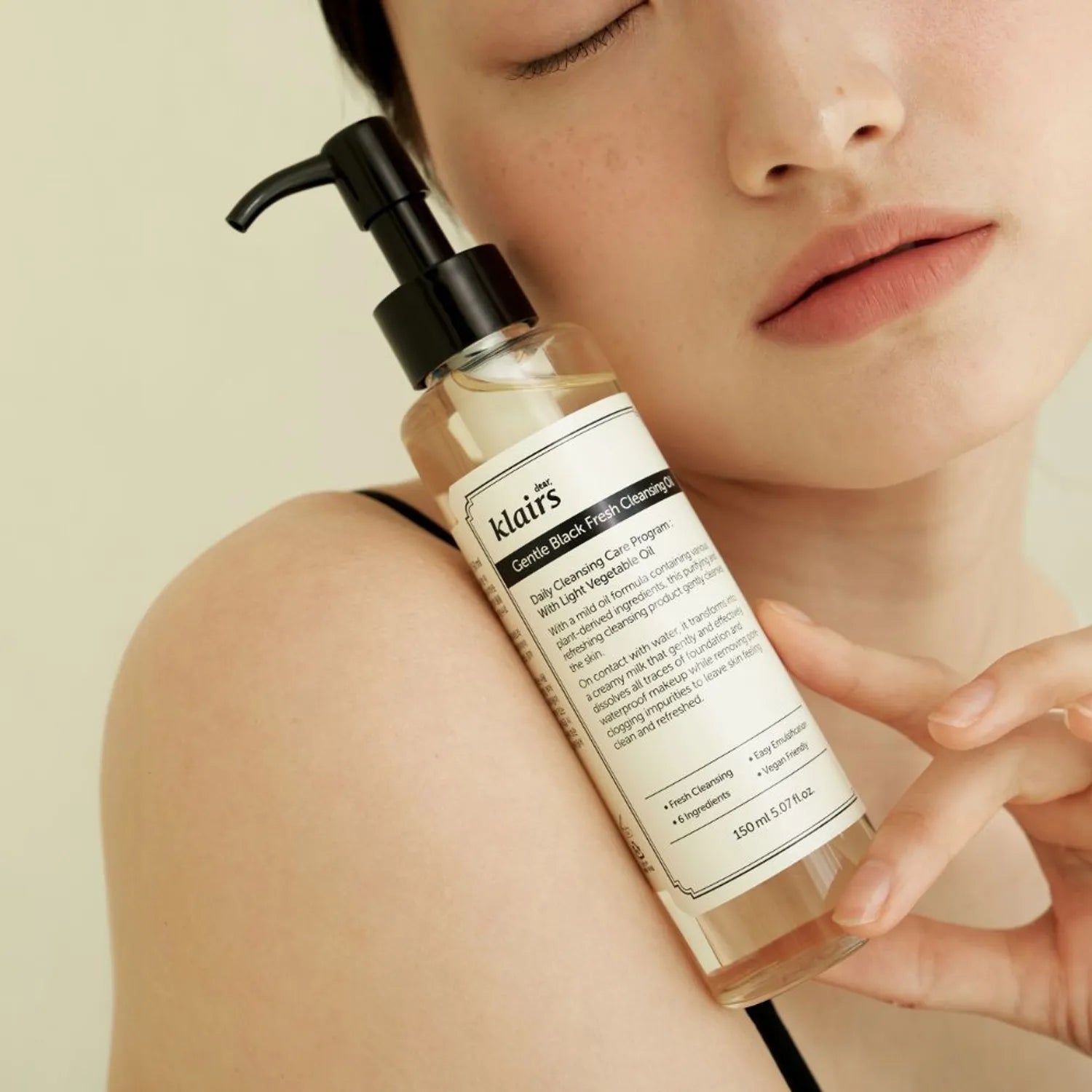 dear, klairs Gentle Black Fresh Cleansing Oil 150mL