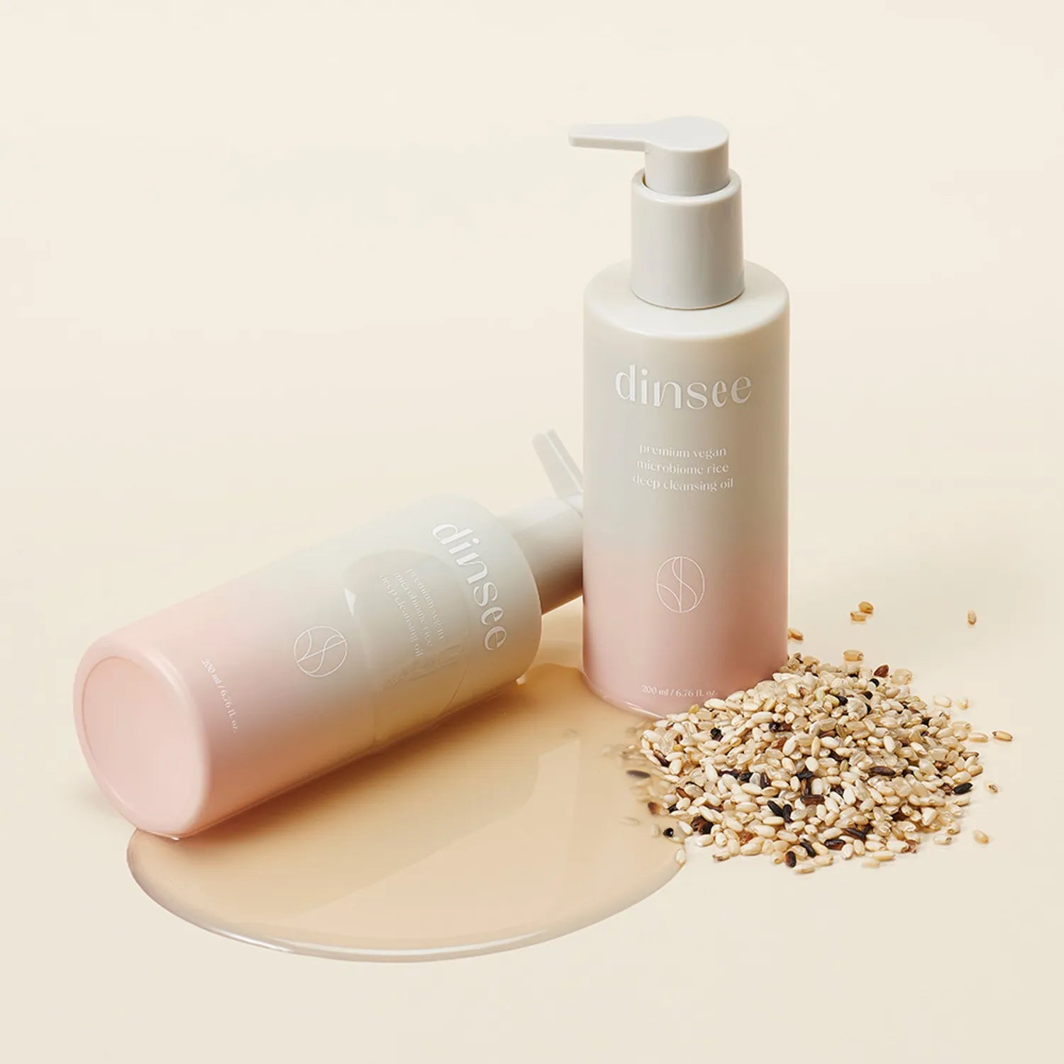 Dinsee Premium Vegan Microbiome Rice Deep Cleansing Oil 200ml