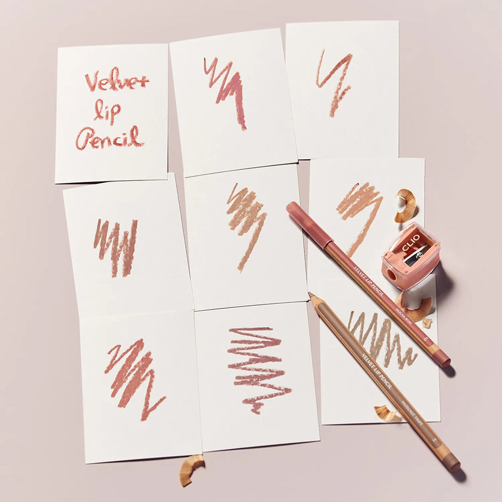 CLIO Velvet Lip Pencil (+Sharpener) (8 Colors)