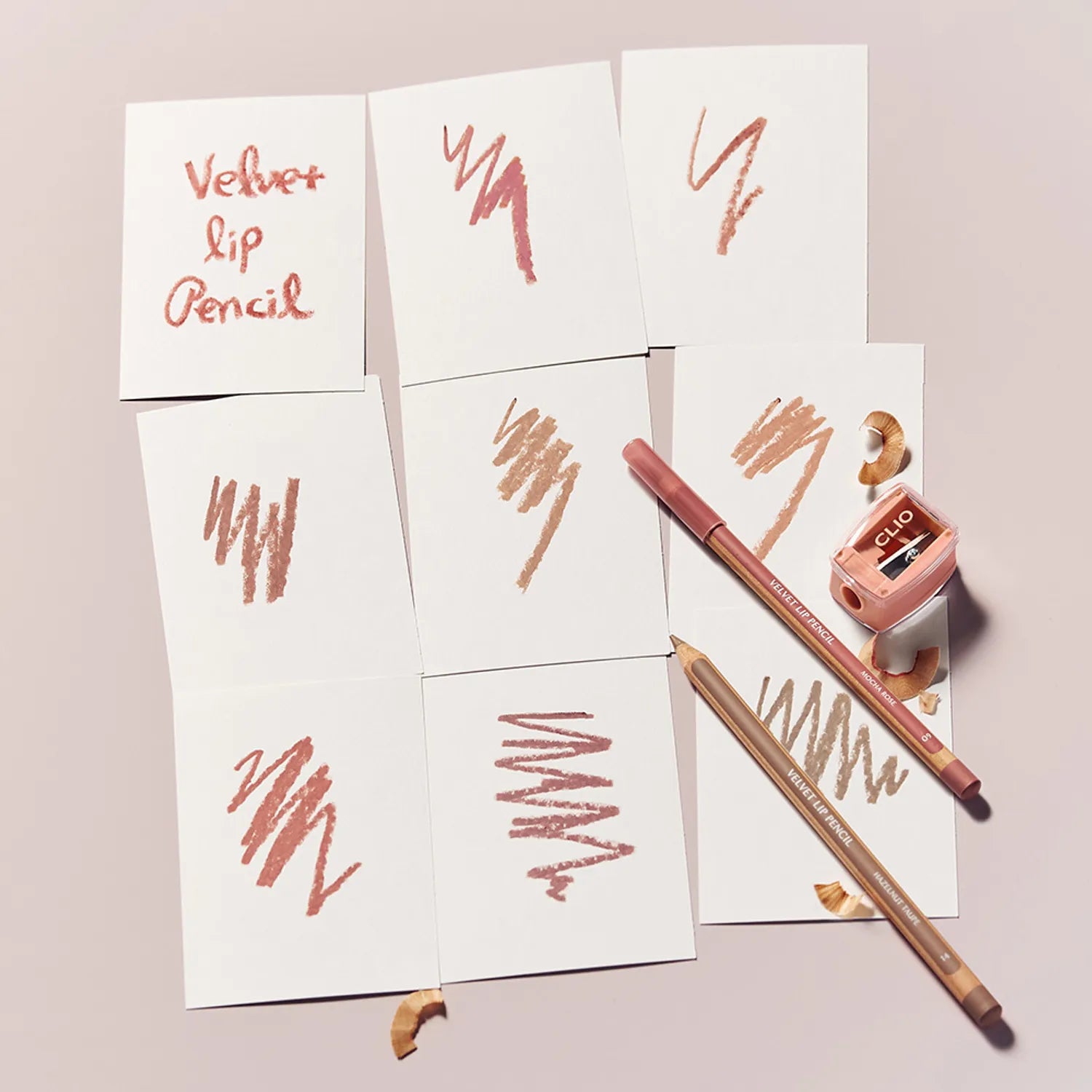 CLIO Velvet Lip Pencil (+Sharpener) (8 Colors)