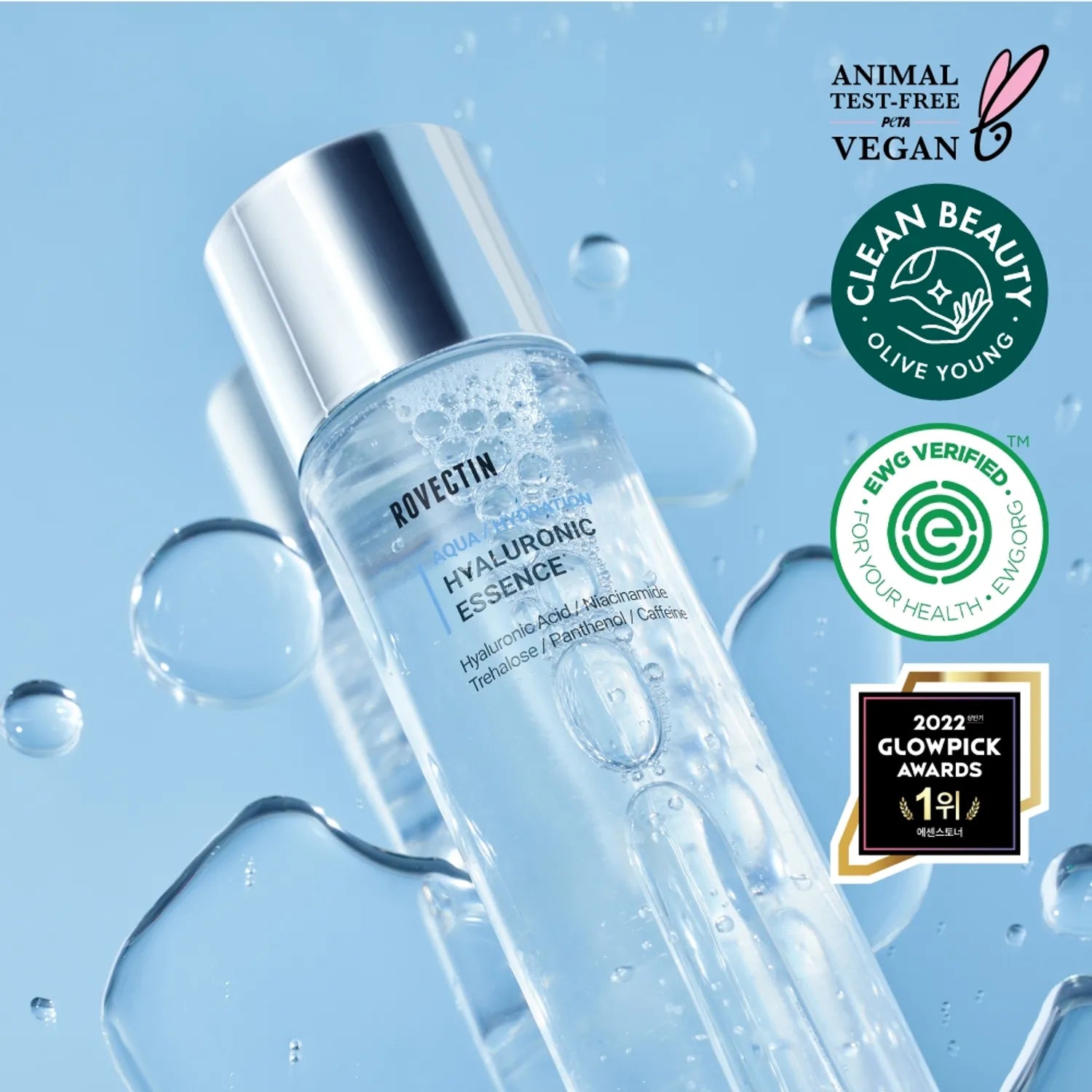ROVECTIN Aqua Hyaluronic Essence 180ml