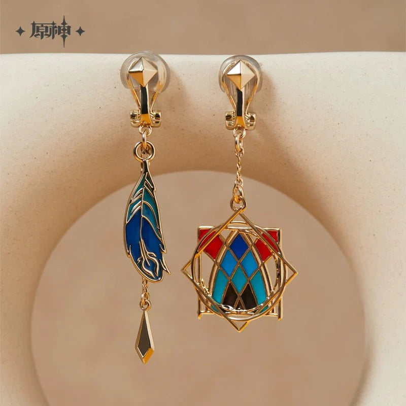 Genshin Impact | Yulin and Feisha Series Kaveh Necklace & Ear Clip Set Genshin Impact - FUNIMECITY