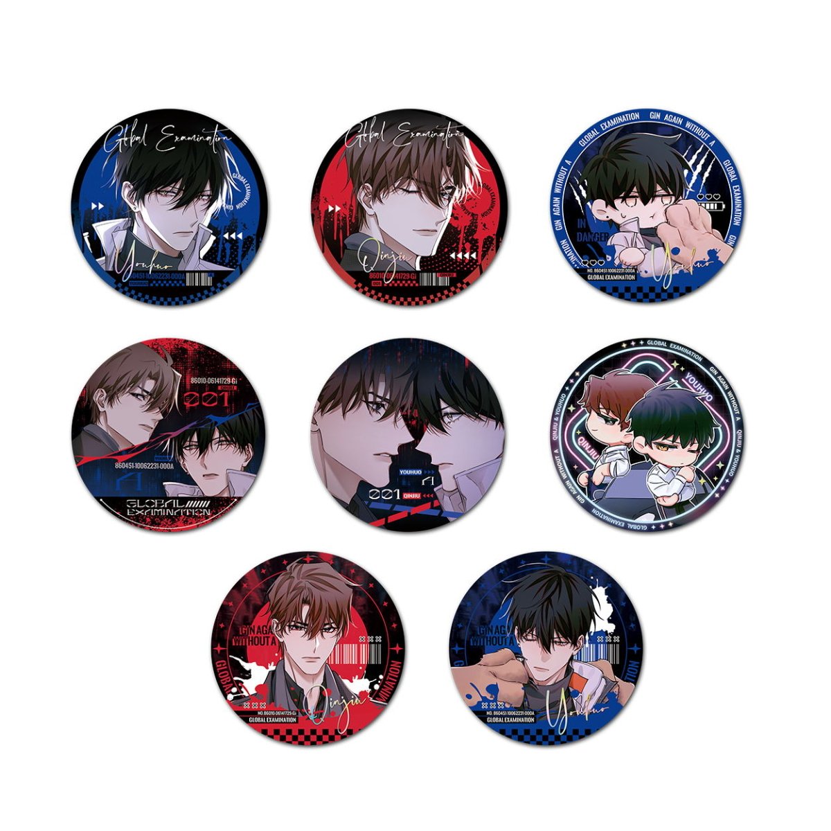Global Examination | Badge & Art Card Blind Box Set