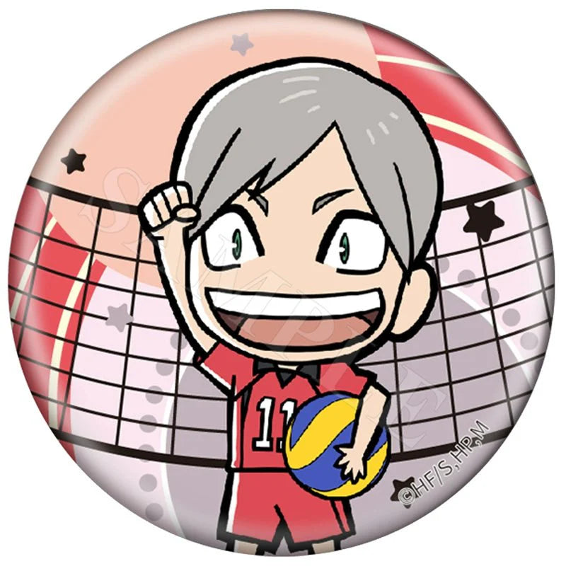 Haikyu!! | Chibi Badge Set XINGHEDONGMAN Anime Badge - FUNIMECITY Haikyu!! | - Q版系列 - Shinsuke Kita