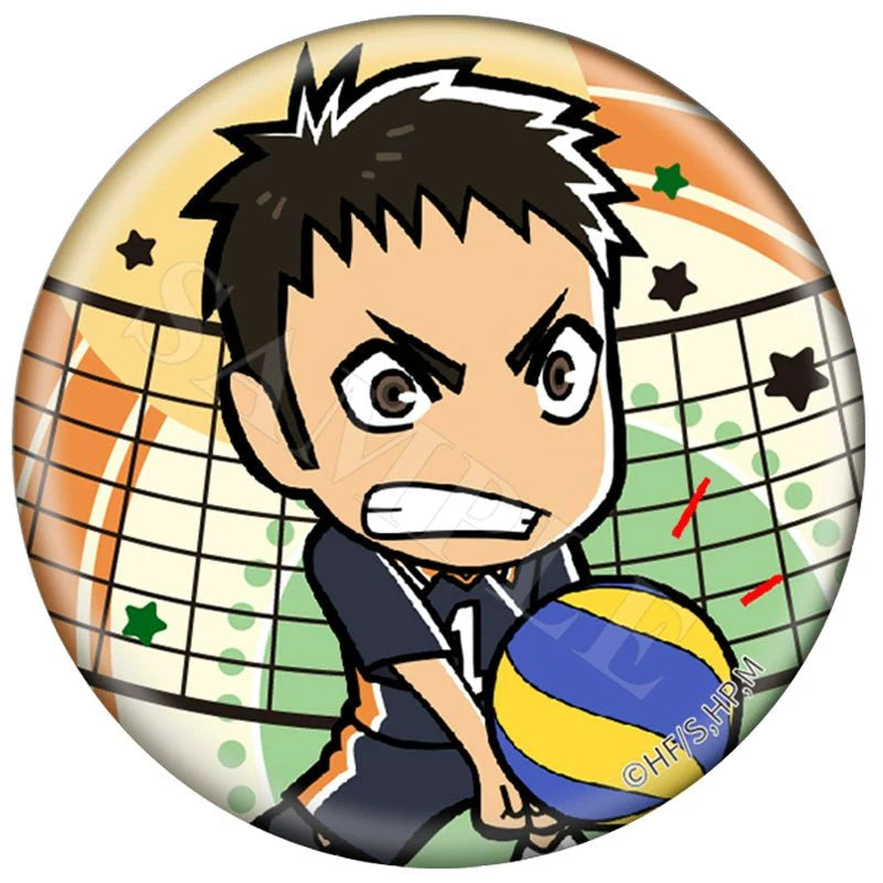 Haikyu!! | Chibi Badge Set XINGHEDONGMAN Anime Badge - FUNIMECITY Haikyu!! | - Q版系列 - Haibara Rivu