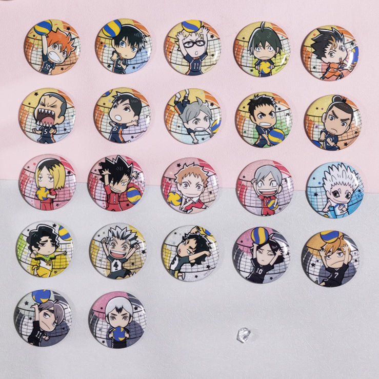 Haikyu!! | Chibi Badge Set XINGHEDONGMAN Anime Badge - FUNIMECITY Haikyu!! | - Q版系列 - Shōyō Hinata
