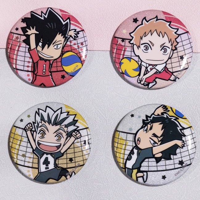 Haikyu!! | Chibi Badge Set XINGHEDONGMAN Anime Badge - FUNIMECITY Haikyu!! | - Q版系列 - Kageyama Tobio