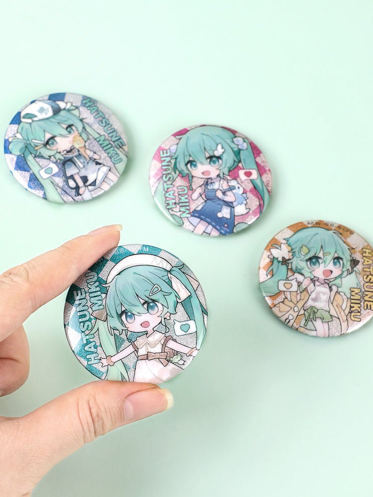 Hatsune Miku | Yi Qi Qu Jiao You Series Badge & Acrylic Badge Set Guang Bo- FUNIMECITY