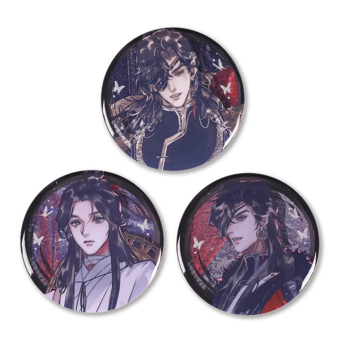 Heaven Official's Blessing | Gi Le Fang Hua Cheng & Ying Yue Feng Shang Badge Set