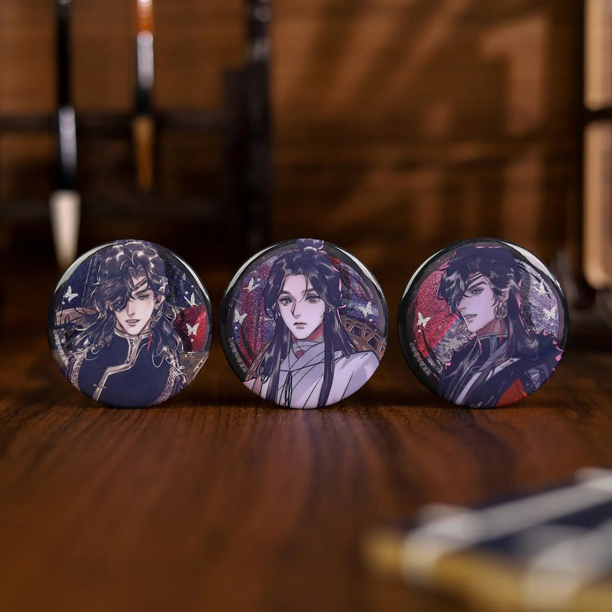 Heaven Official's Blessing | Gi Le Fang Hua Cheng & Ying Yue Feng Shang Badge Set BEMOE Anime Goods - FUNIMECITY