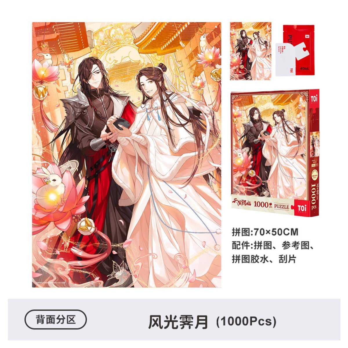 Heaven Official's Blessing | Hua Cheng & Xie Lian 1000 PCS Paper Puzzle TOI Anime Goods - FUNIMECITY