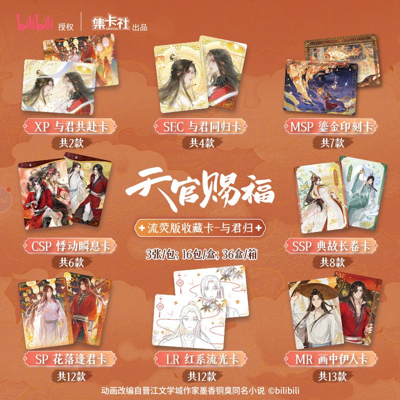 Heaven Official's Blessing | Yu Jun Gui Series Art Card Blind Box