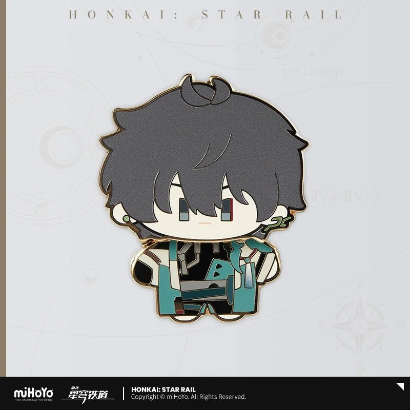 Honkai:StarRail | Chibi Shake Head Enamel Pin MiHoYo Anime Badge - FUNIMECITY