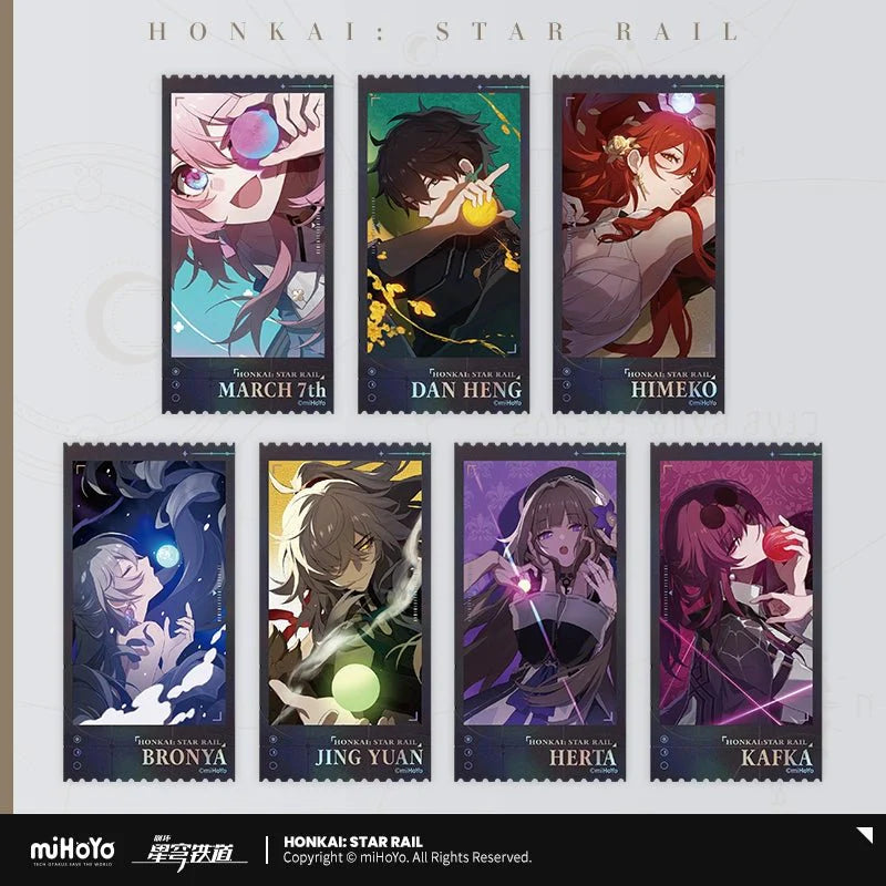 Honkai:StarRail | Departure Countdown Series Holographic Ticket Set