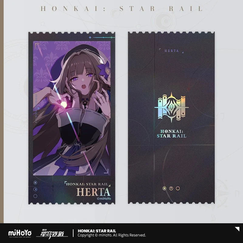Honkai:StarRail | Departure Countdown Series Holographic Ticket Set