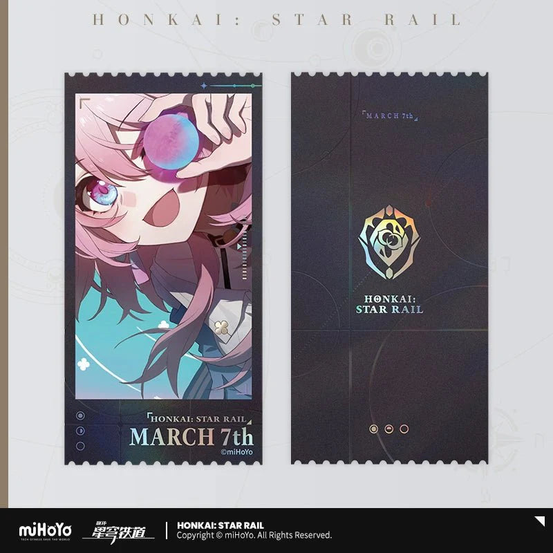 Honkai:StarRail | Departure Countdown Series Holographic Ticket Set