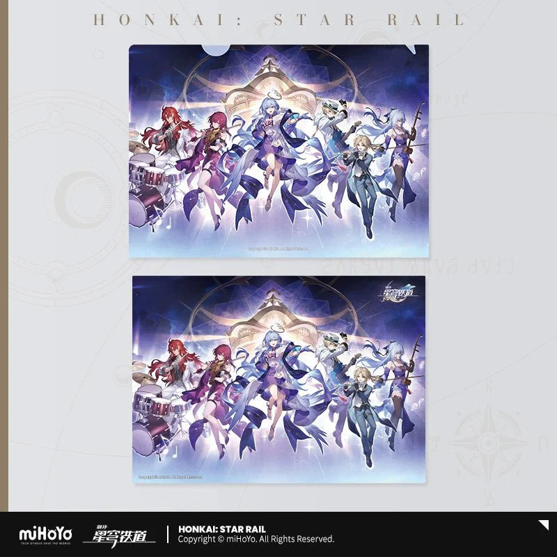 Honkai:StarRail | Star Rail Live Series Folder & Poster Set & PET Shikishi Board