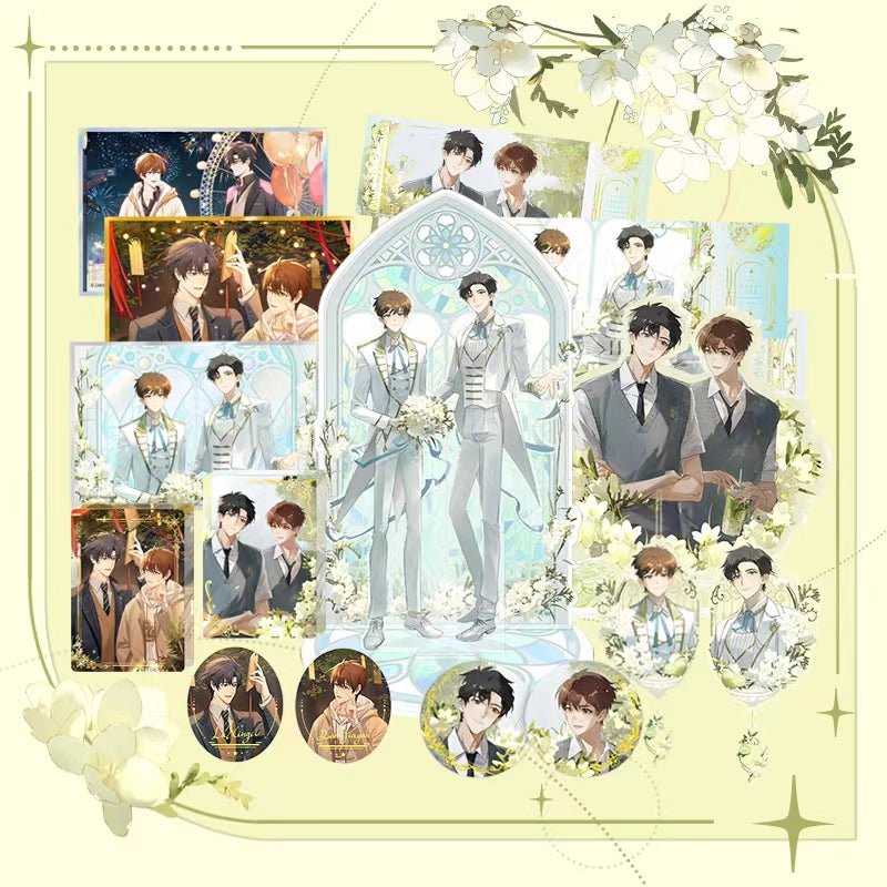 I Like Your Pheromones | Pendant & Acrylic Stand Figure & Holographic Ticket Set Man Ku- FUNIMECITY
