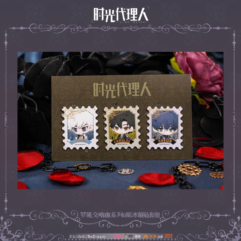 Link Click | Meng Yan Jiao Xiang Qu Series Fridge Magnet & Coaster Set Aimon Anime Goods - FUNIMECITY