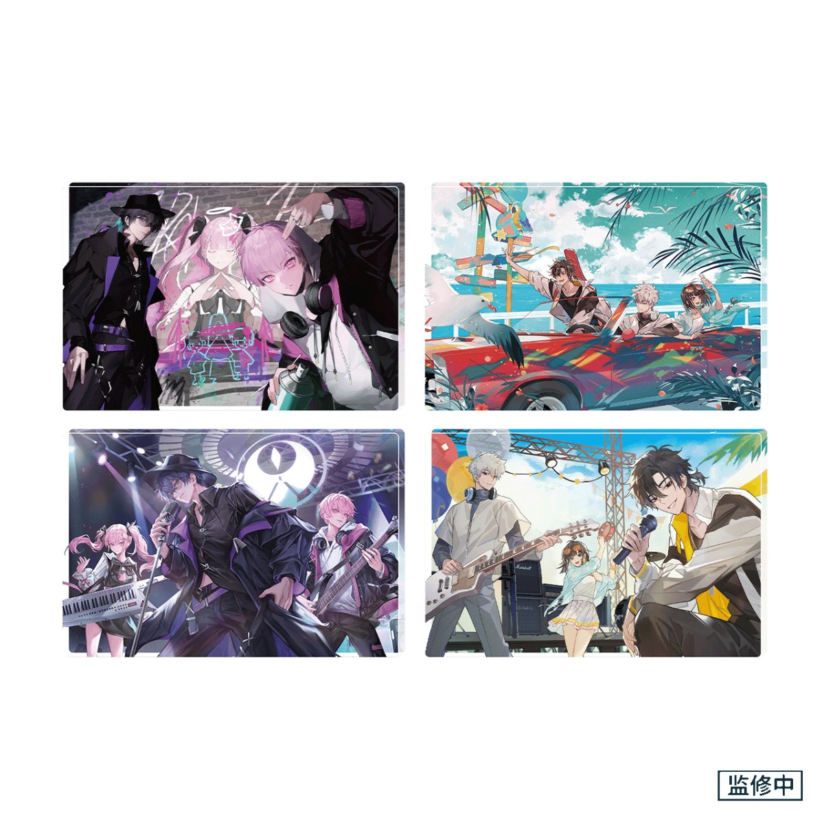 Link Click | Music Preface Series Acrylic Stand Figure & Holographic Ticket & Acrylic Standee