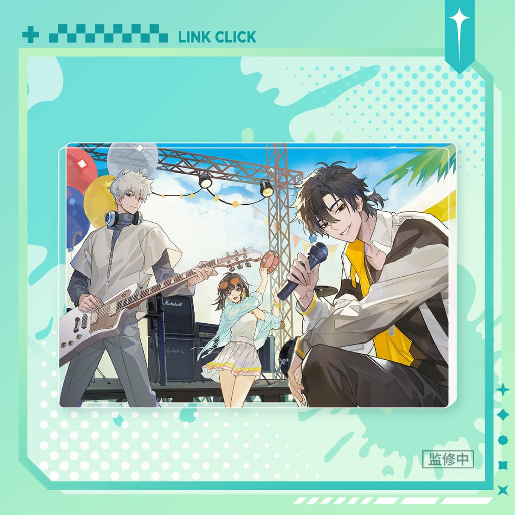 Link Click | Music Preface Series Acrylic Stand Figure & Holographic Ticket & Acrylic Standee