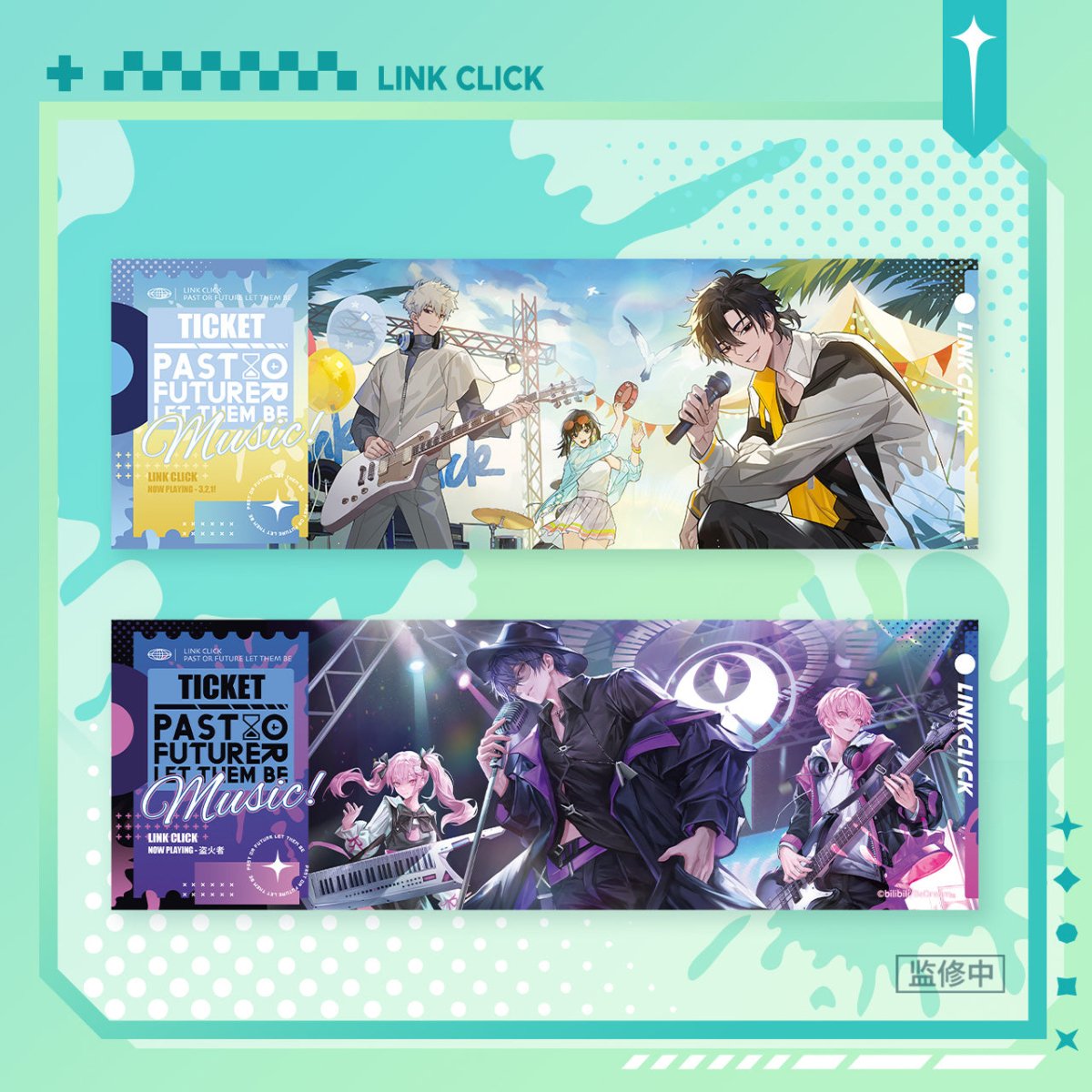 Link Click | Music Preface Series Acrylic Stand Figure & Holographic Ticket & Acrylic Standee Bilibili- FUNIMECITY