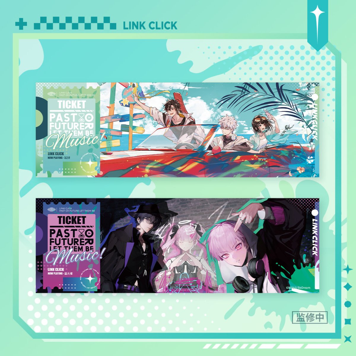 Link Click | Music Preface Series Acrylic Stand Figure & Holographic Ticket & Acrylic Standee Bilibili- FUNIMECITY