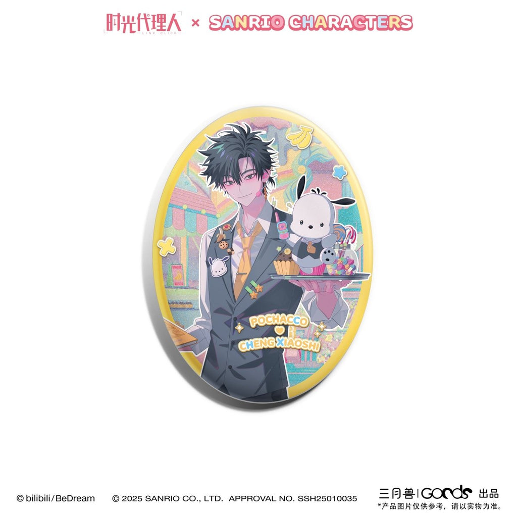 Link Click x Sanrio Series | Badge & Holographic Ticket & Mini Acrylic & Phone Holder & Plate Sanyueshou Goods Anime Goods - FUNIMECITY