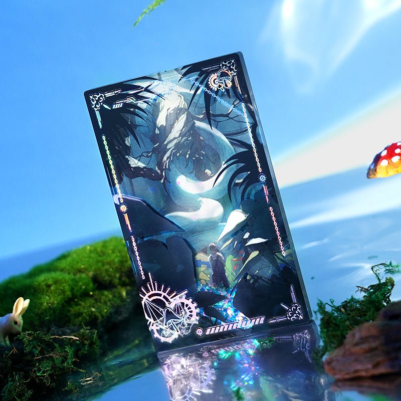Little Mushroom | 3D Lenticular Card & Badge & Quicksand Standee Set