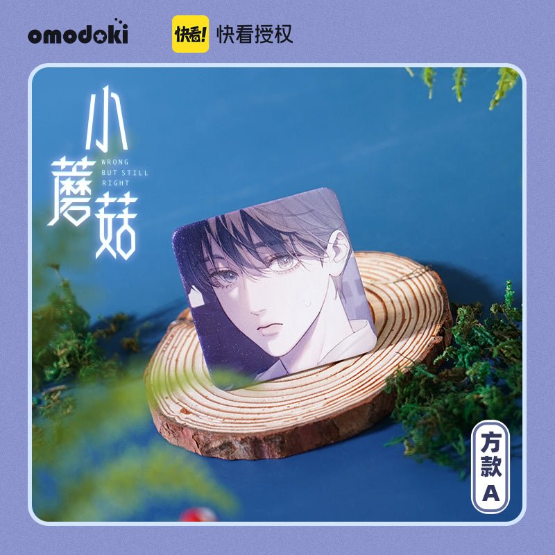 Little Mushroom | 3D Lenticular Card & Badge & Quicksand Standee Set omodoki- FUNIMECITY