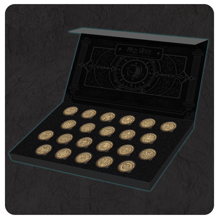 Lord of the Mysteries | "Path of The Divine" Metal Commemorative Coin Set & Bookmark Set