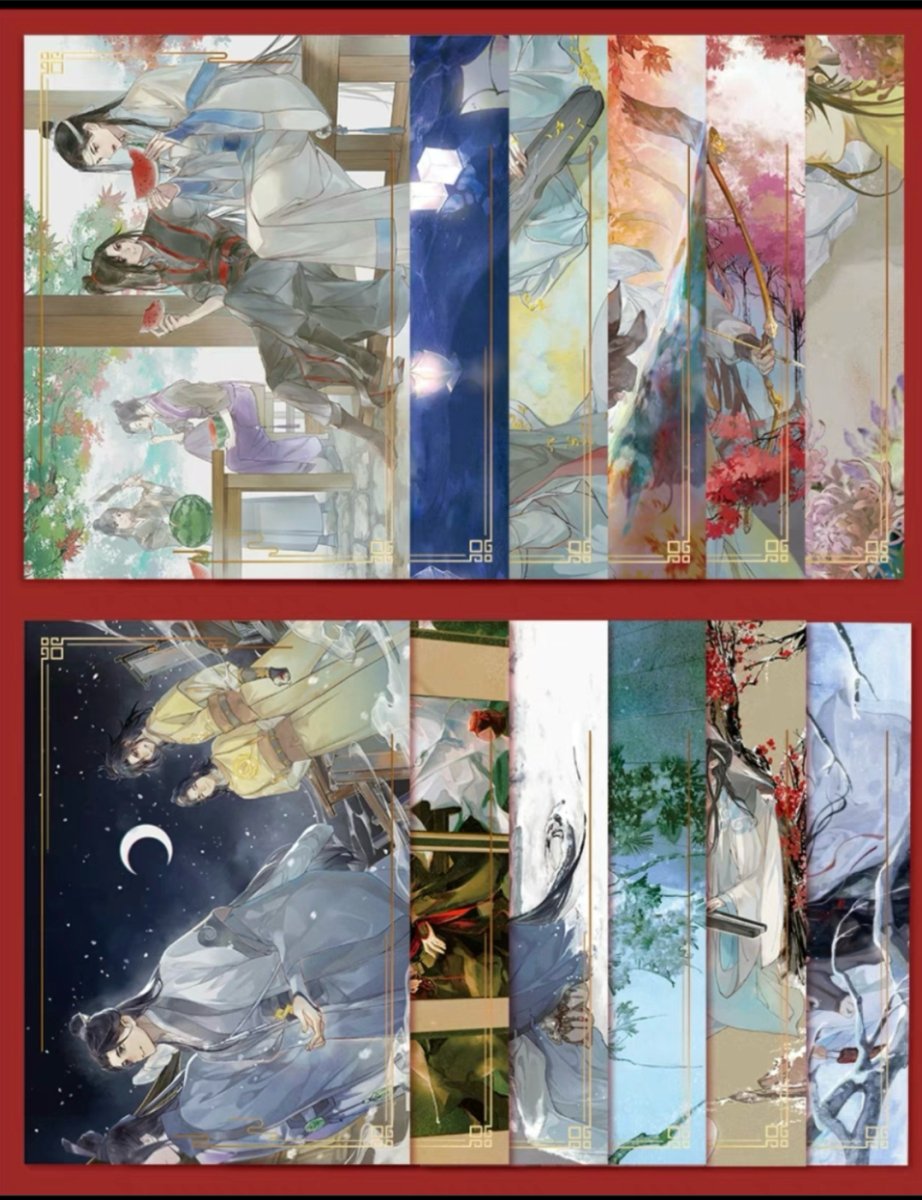 Mo Dao Zu Shi | The 24 Solar Terms Postcard Set
