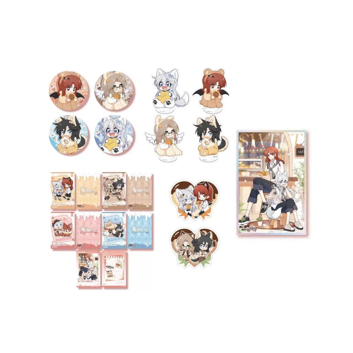 My Food Looks Very Cute | Badge & Shikishi Board & Art Card & Acrylic Stand Figure Li Ting Anime Goods - FUNIMECITY