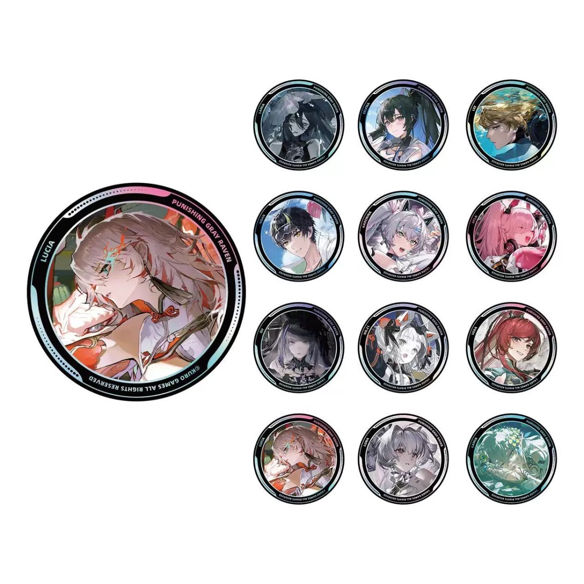 Punishing: Gray Raven | Tu Zhuang Series Badge Set